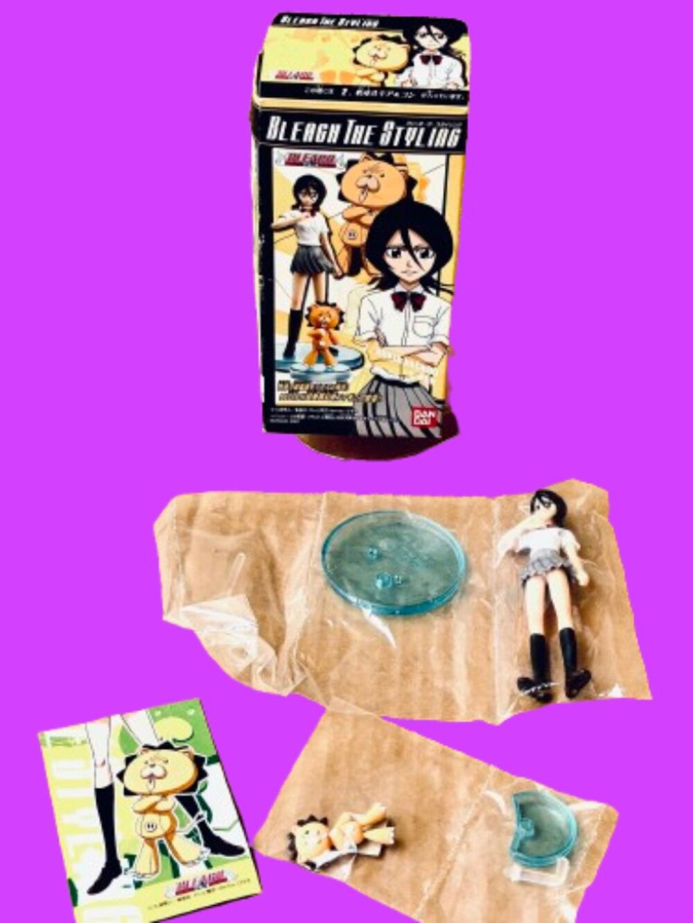 Anime Bleach The Styling Rukia Kuchiki Kon Figure 2007 Bandai Japan